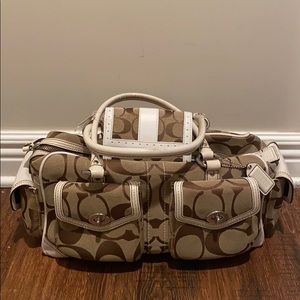 Coach handbag with coach wallet